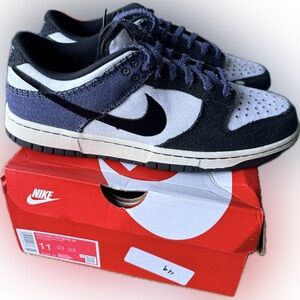 Nike Black and White Low-Top Sneakers